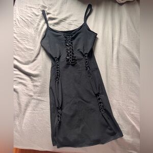 Urban Outfitters Black Cut Out Mini Dress